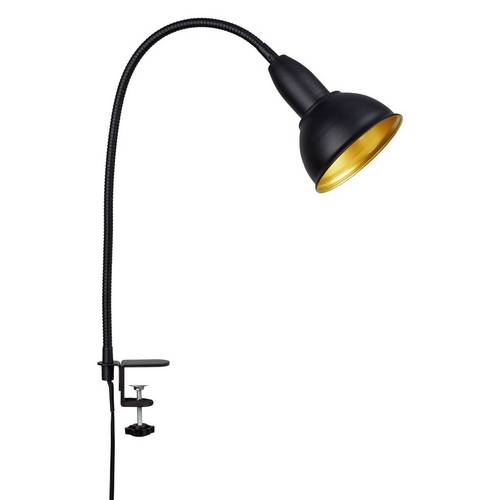 Briloner HYGGE 2603015 Klemmleuchte E14 25W Schwarz/Gold