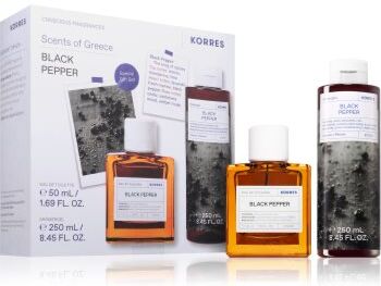 Korres Black Pepper coffret para homens . Black Pepper