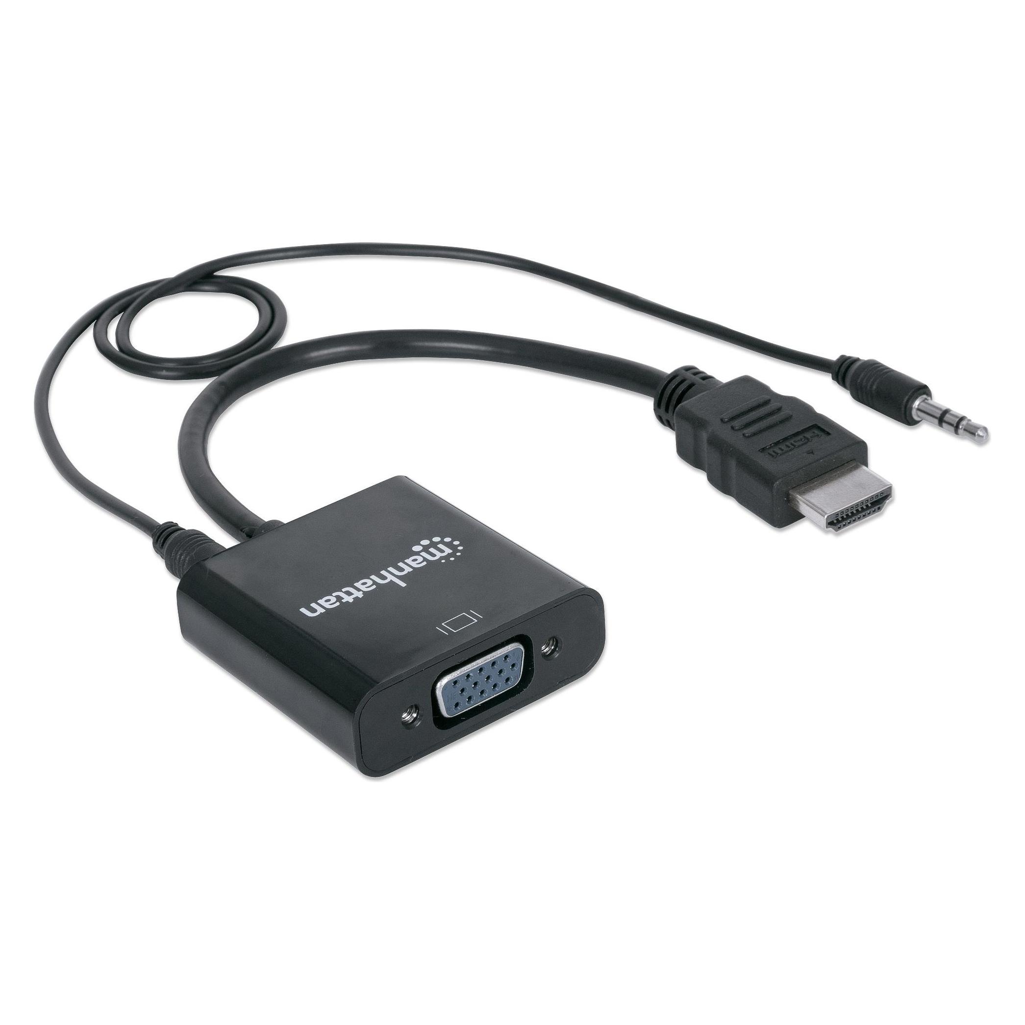 Manhattan Videokonverter (HDMI, VGA) (151559)