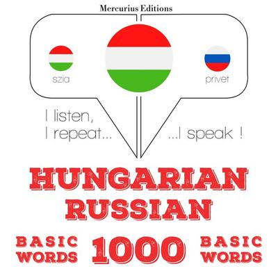 Magyar - orosz: 1000 alapszó - JM Gardner, Audio, 9782821149281