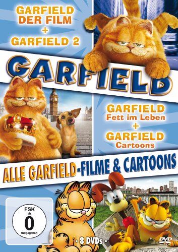 Garfield - Alle Garfield-Filme und Cartoons [8 DVDs] - Preis vom 27.09.2026 03:53:48 h