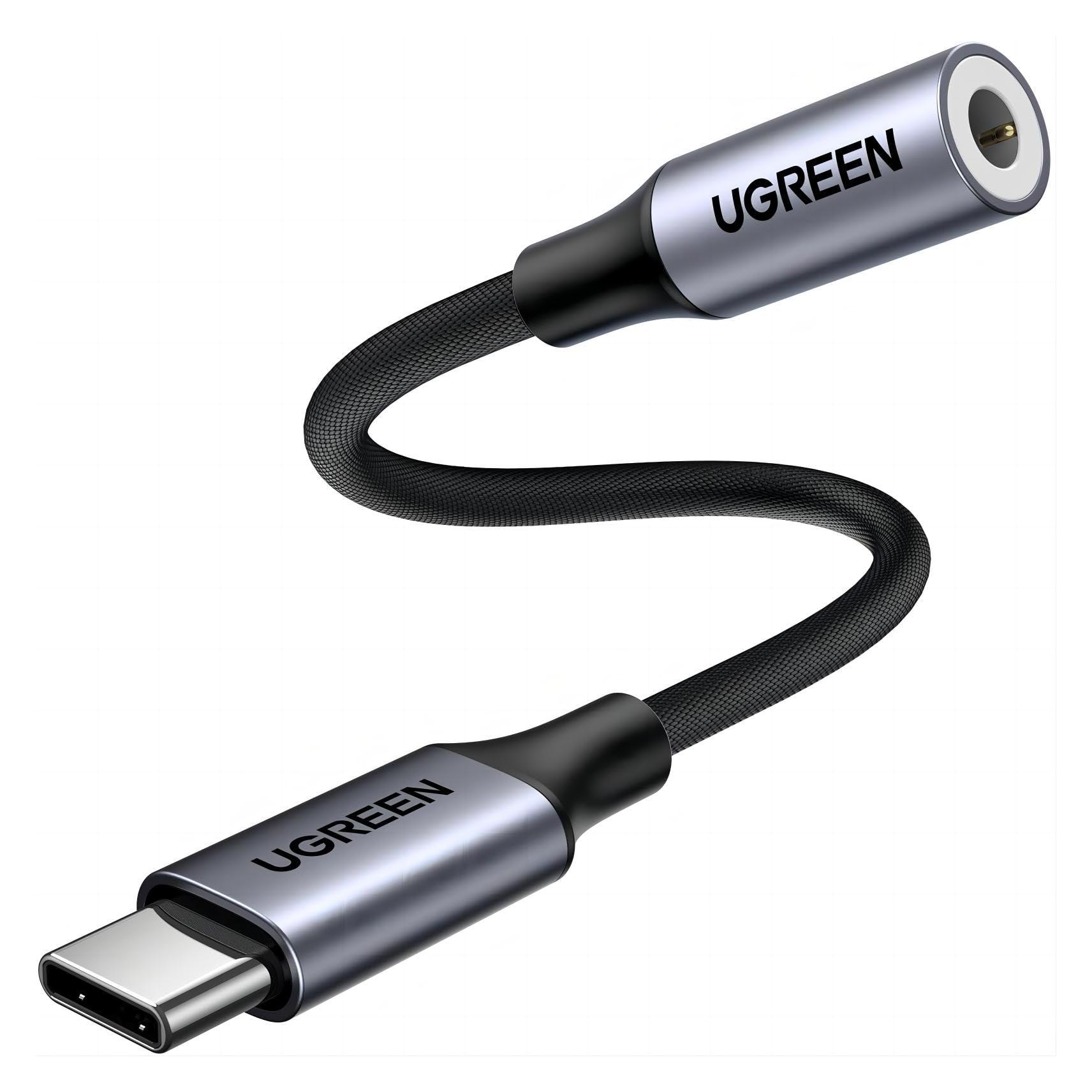 Ugreen USB-C zu 3.5mm Buchse Adapter mit DAC Chip (80154)