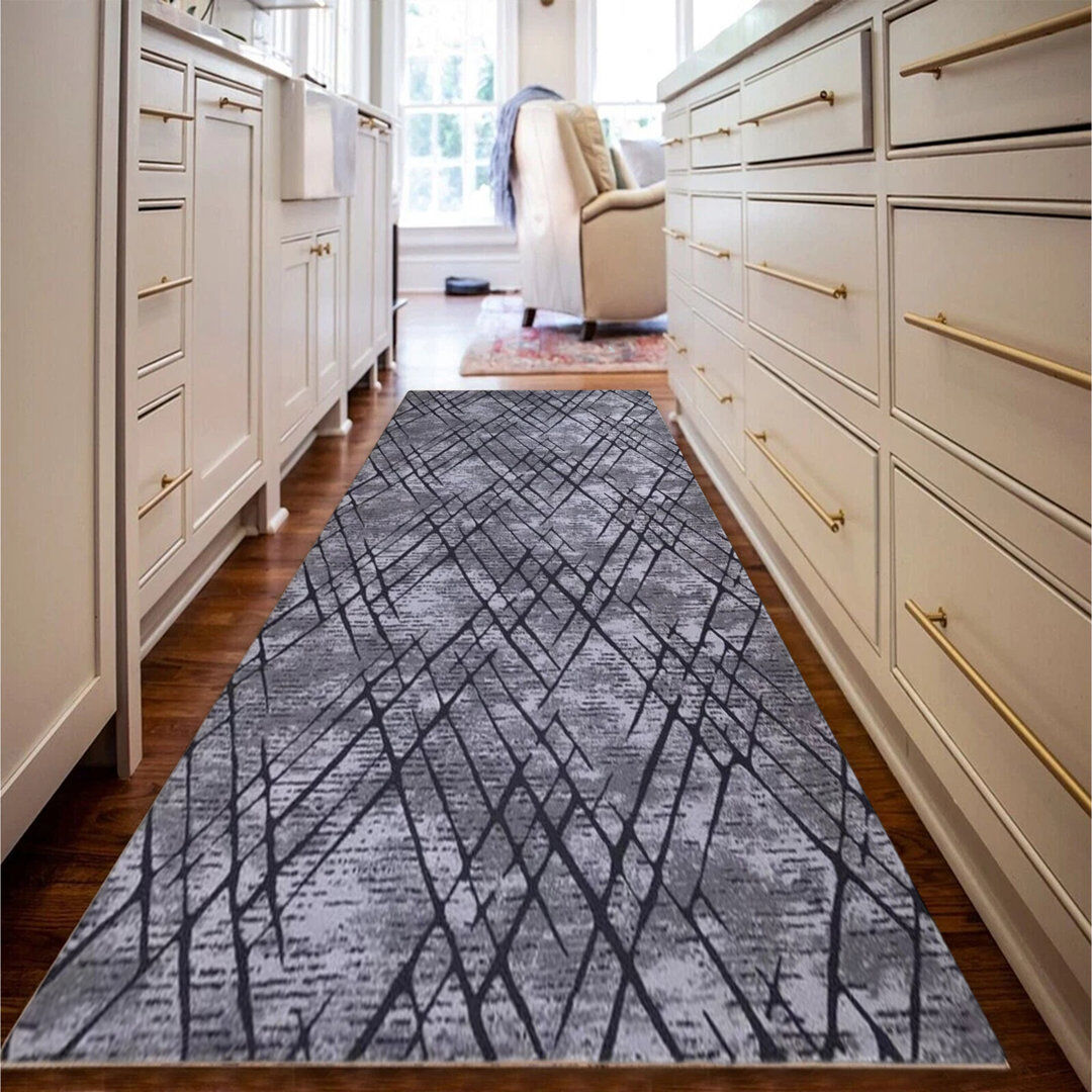 Rio Cassopolis Abstract Indoor / Outdoor Area Rug Gray Rectangle 160 x 230cm