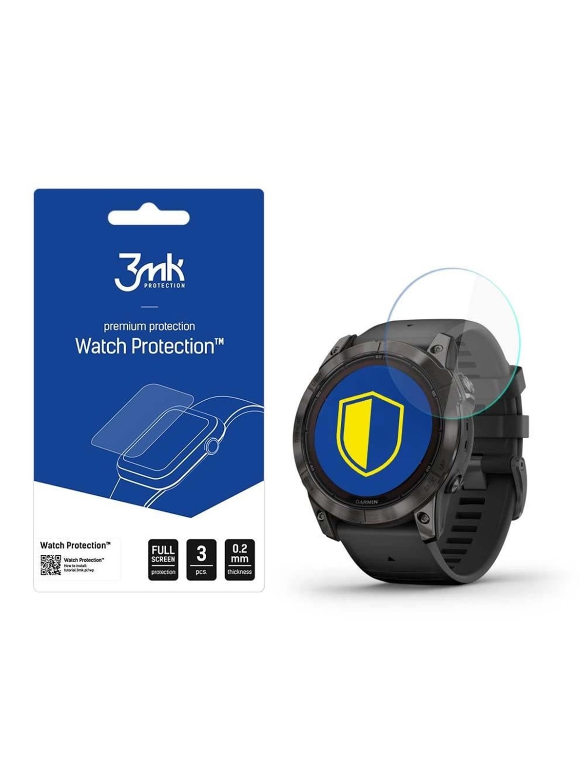 3mk Garmin Fenix ??7X Pro Solar - Watch Protection v. FlexibleGlass Lite