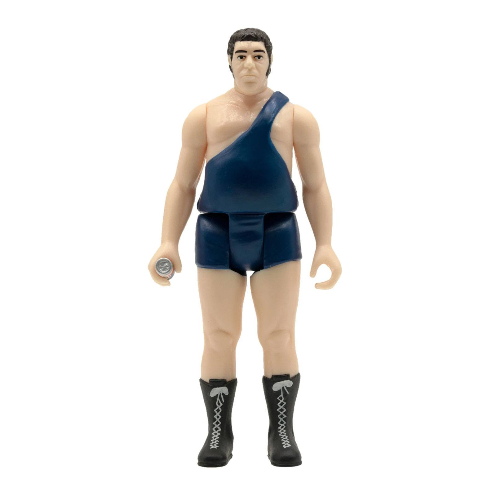 Super7 André the Giant ReAction Actiefiguur, Serie 1, André the Giant Singlet, 10 cm