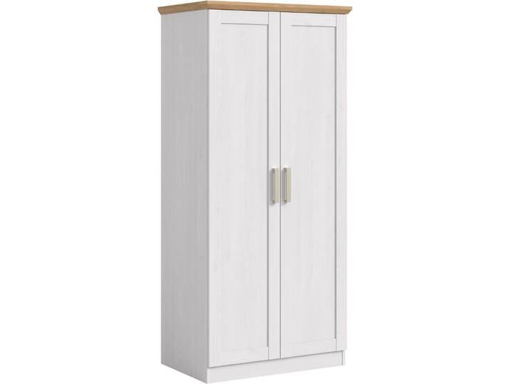 Home affaire Kleiderschrank BAKKE, Kleiderschrank inkl. 1 Kleiderstange (1-St) Kleiderschrank, Drehtürenschrank, Graderobenschrank, Mehrzweckschrabnk
