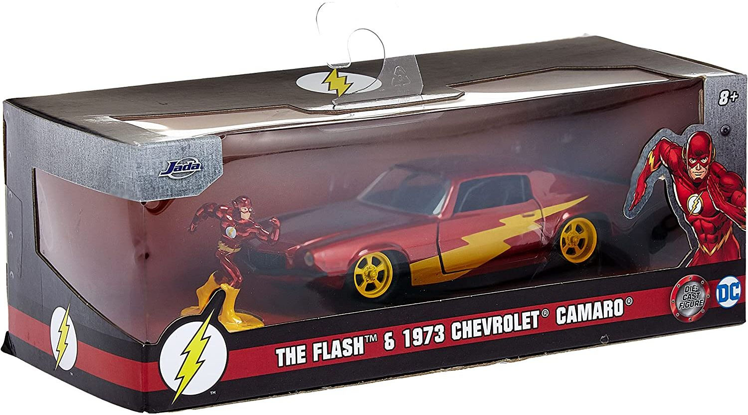Jada Toys DC Comics Die Cast Models 1/32-The Flash & 1973 Chevrolet Camaro (Diversen) Nieuw