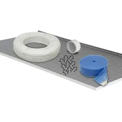 10 m2 Set Tackersystem Faltplatte 25 mm WLG 045 16x2 PE-RT Rohr Raster 10 cm + Zubehör