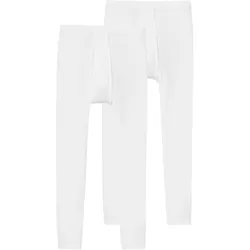 Schiesser Herren Lange Unterhose Original Doppelripp 2er Pack