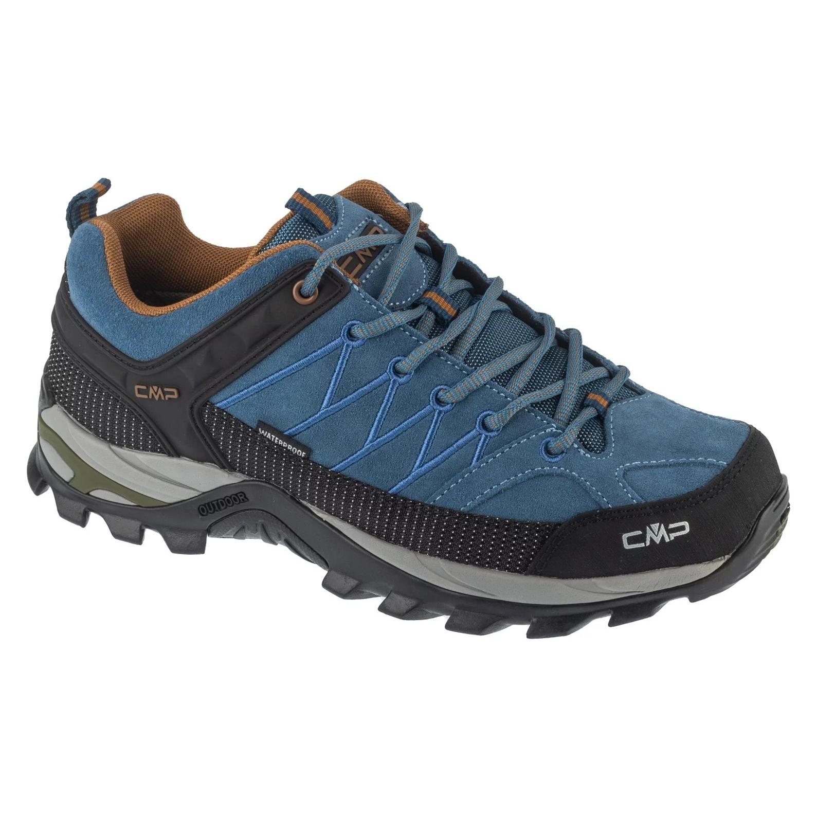 CMP Campagnolo CMP Rigel Low Performance Waterproof Wander- & Trekkingschuhe Bluestone / Rubber Herren (41) (52559001)