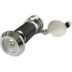 Grundmann, Türspion, Türgucker ø 14, Linse 170°, TS 50-60, Messing verchromt, feuerhemmend (Mechanisch)