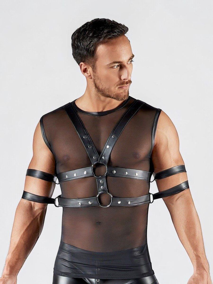 Svenjoyment Haut avec Harnais Bondage
