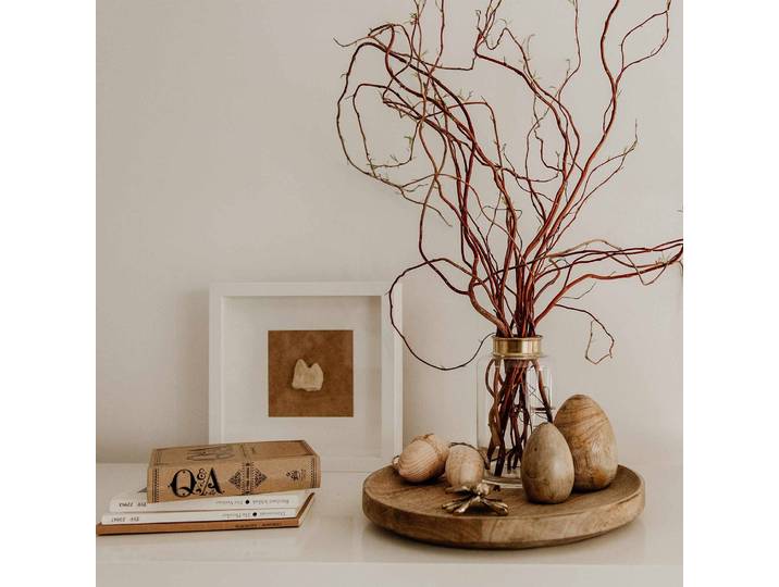 Assiette décorative Ø 30cm Marron/Marron