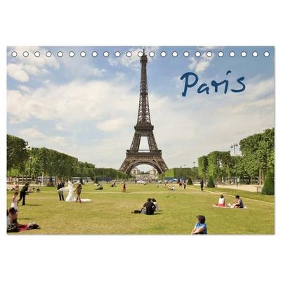 Paris (Tischkalender 2027 DIN A5 quer), CALVENDO Monatskalender