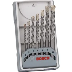 Bosch Betonbohrer CYL-3 Set, Silver Percussion, 7-teilig, 4, 5, 6, 6, 7, 8, 10 mm - 2607017082