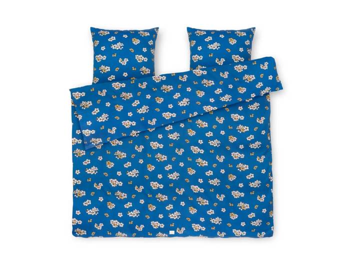 Juna Ensemble de lit Grand Pleasantly 220x220 cm Bleu