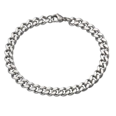 Armband VIVANCE, weiß, Armbänder, Damen, 23cm, Edelstahl, glänzend, Armband