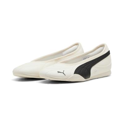 Sneaker PUMA "CATCH SOLEIL BALLERINA", Damen, Gr. 38, Textil, schwarz-weiß (warm weiß, puma schwarz), Schuhe Sneaker, für vielseitige Aktivitäten, mit Textil-Innenmaterial
