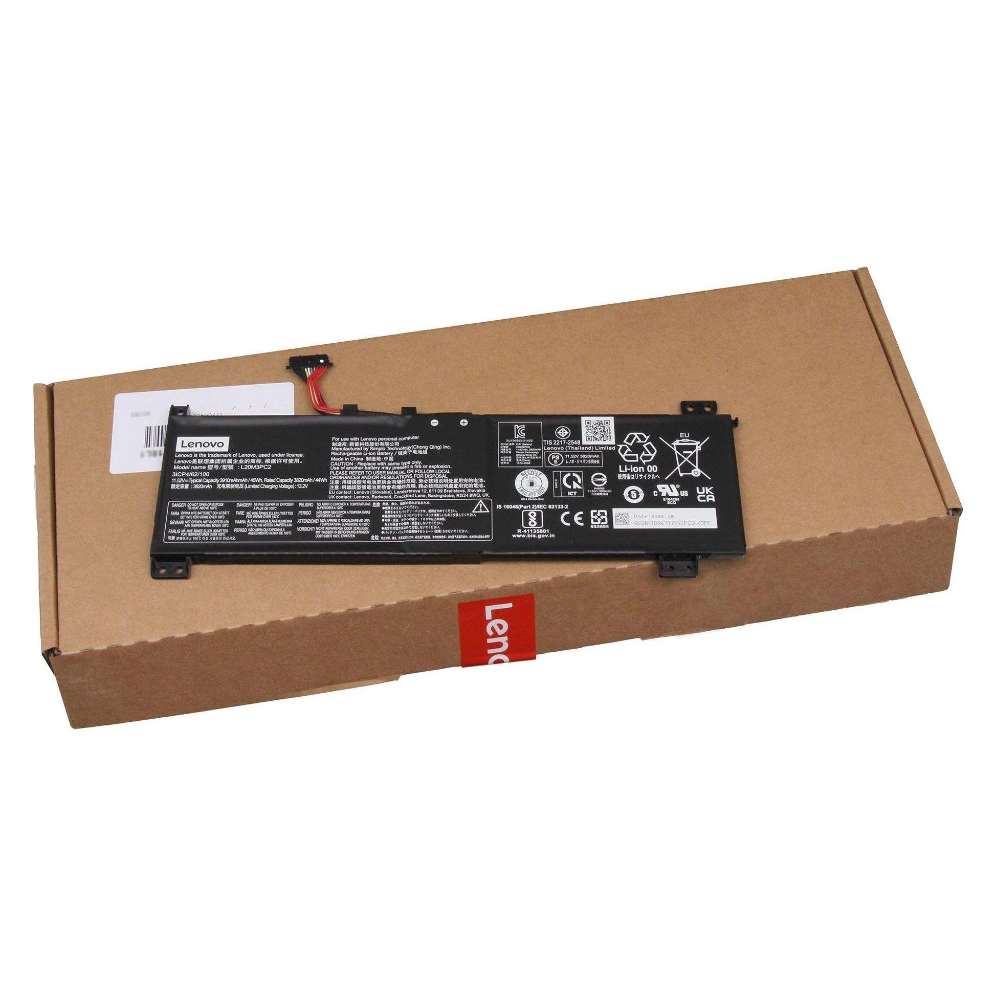 Lenovo BATTERY CP/A L20C3PC2 (3 Zellen) (5B11B96719)