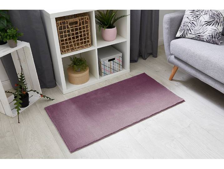 Hochflorteppich Arezzo 60 x 110cm Violett/Violett