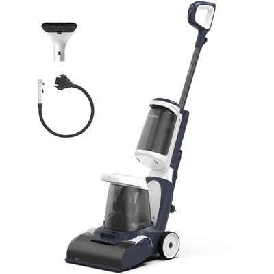TINECO Teppichreinigungsgerät "iCarpet, 75 Grad Power-Trocknung, Dual-Tank", blau (schwarz, weiß), B:41,5cm H:29cm T:111cm, Mehrzwecksauger, für Teppich, Polster, Treppen, inkl. mobilem Verlängerunggschlauch