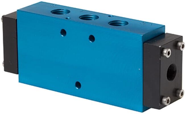 Riegler Electrovanne 5/2 voies, pneumatique bilatéral, bistable, G 1/2, DN 15 (517.633)
