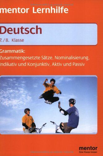 Volker Allmann - Mentor Lernhilfe Deutsch. Grammatik. 7./8. Klasse. - Preis vom 17.10.2026 19:25:27 h