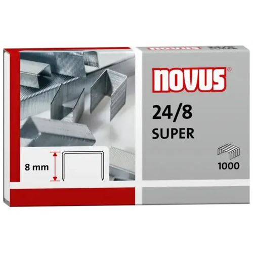 novus 1.000 Heftklammern SUPER 24/8