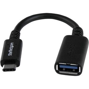StarTech USB-Adapter USB31CAADP, schwarz, USB-A Buchse auf USB-C Stecker, USB 3.0