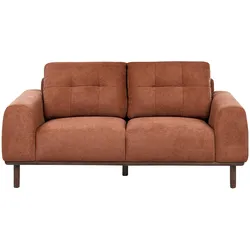 2-SITZER-SOFA Stoff Goldbraun Laurila
