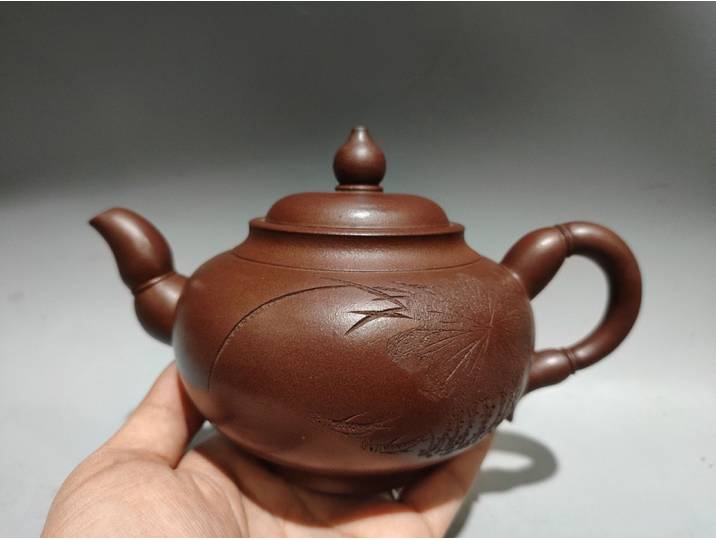 8 chinois Yixing violet argile théière Lotus bouche Pot fleur de cerisier motif bouilloire théière Flagon Amass richesse