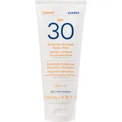 KORRES YOGHURT Sonnenschutz-Emulsion für Körper und Gesicht SPF30