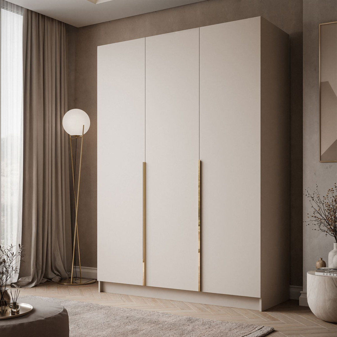 Metro 3 Door Wardrobe 210cm H X 150cm W X 55cm D