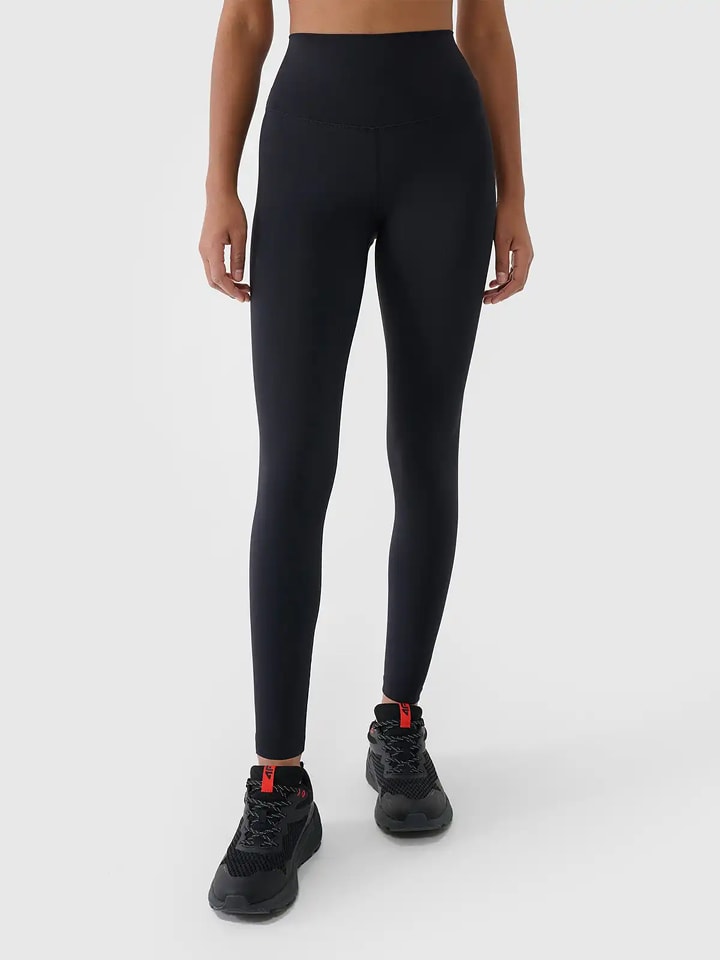 4F Trainingsleggings in Schwarz - S