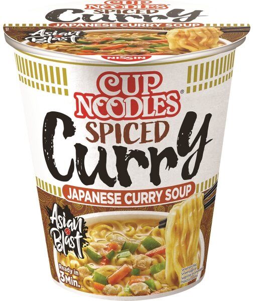 Nissin Cup Noodles Spiced Curry, 67 G