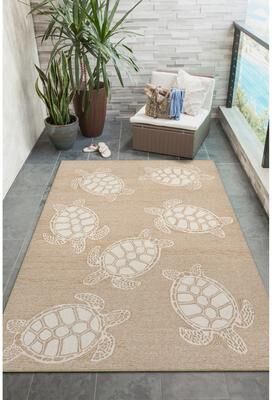 Lush Decor Capri Turtle Indoor/Outdoor Rug