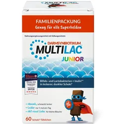 Multilac Darmsynbiotikum Junior Täfelchen 60 St