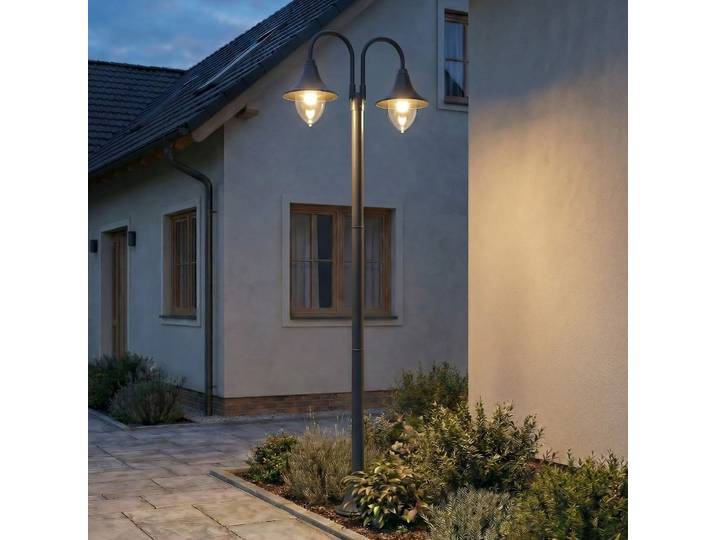 Madea Lampe de Jardin Graphite - Lindby - Moderne - Métal - Multi-ampoules