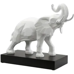 Goebel Studio 8 Dekofigur Elefant 54 cm Weiß