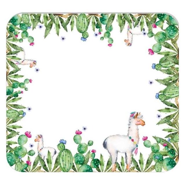 Rnk 46656 - Mousepad Block "Lama", 240 x 220 mm, 30 Blatt, 1 Stück (46656)
