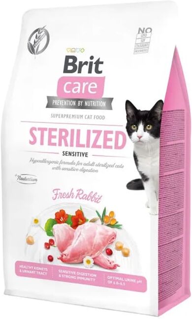 Brit Care Cat Sterilized Sensitive Coelho 2 Kg