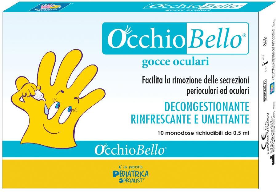 PEDIATRICA Srl OcchioBello Soluzione Oculare, 10 Flaconcini da 0,5 ml