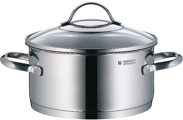 WMF Provence Plus Bratentopf mit Deckel 16 cm silber B