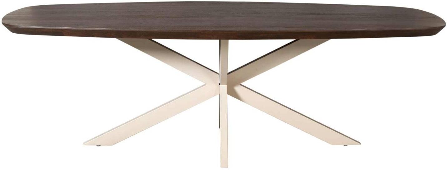 Pharao24.de Esstisch Holztisch Massiv 240 cm breit 110 cm tief