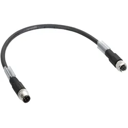 Schneider Electric TCSXCN1M1F1E Bus-Kabel TM7 (Daisy Chain), gerade, M12B Stecker/Buchse, 1m