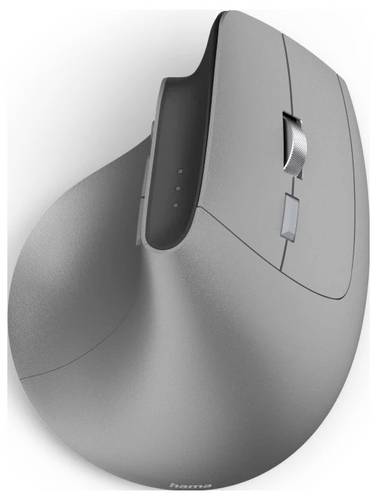 Hama EWM-700R Maus Kabellos Optisch Anthrazit 8 Tasten 2400 dpi Ergonomisch