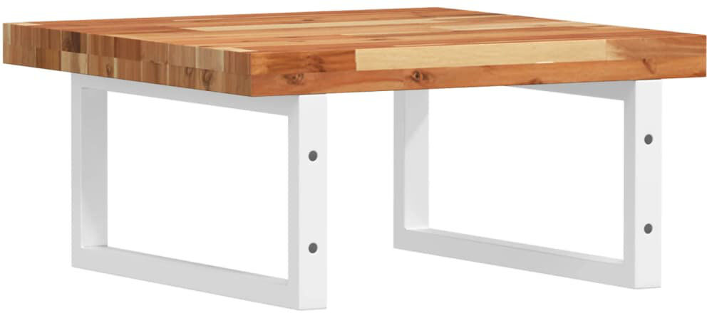 Latitude Run Asul 50cm Solid Wood Bathroom Vanity Top Acacia/White 50cm W X 50cm D