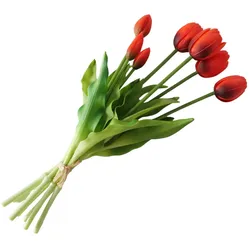 Boltze Dekostrauß Tulpen künstlich, 40 cm, rot