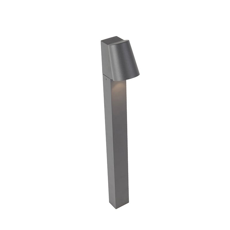 Qazqa Moderne Staande Tuinlamp Grijs met LED en IP44-bescherming