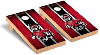 Skip's Garage North Carolina State Wolfpack Vintage Cornhole Board Set